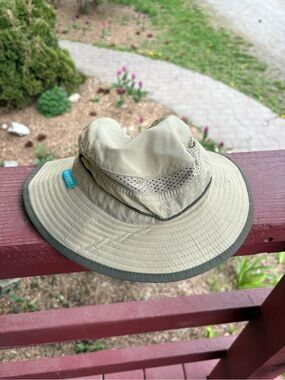 Sundry Khaki Wide-Brim Sun Hat baby 6-24 month
